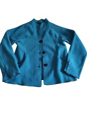 Maralyce Ferree Small Blue Fleece Sweater